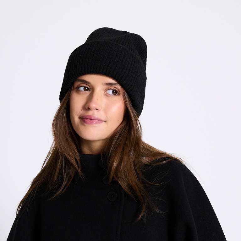 Rib-knit beanie "Bim"